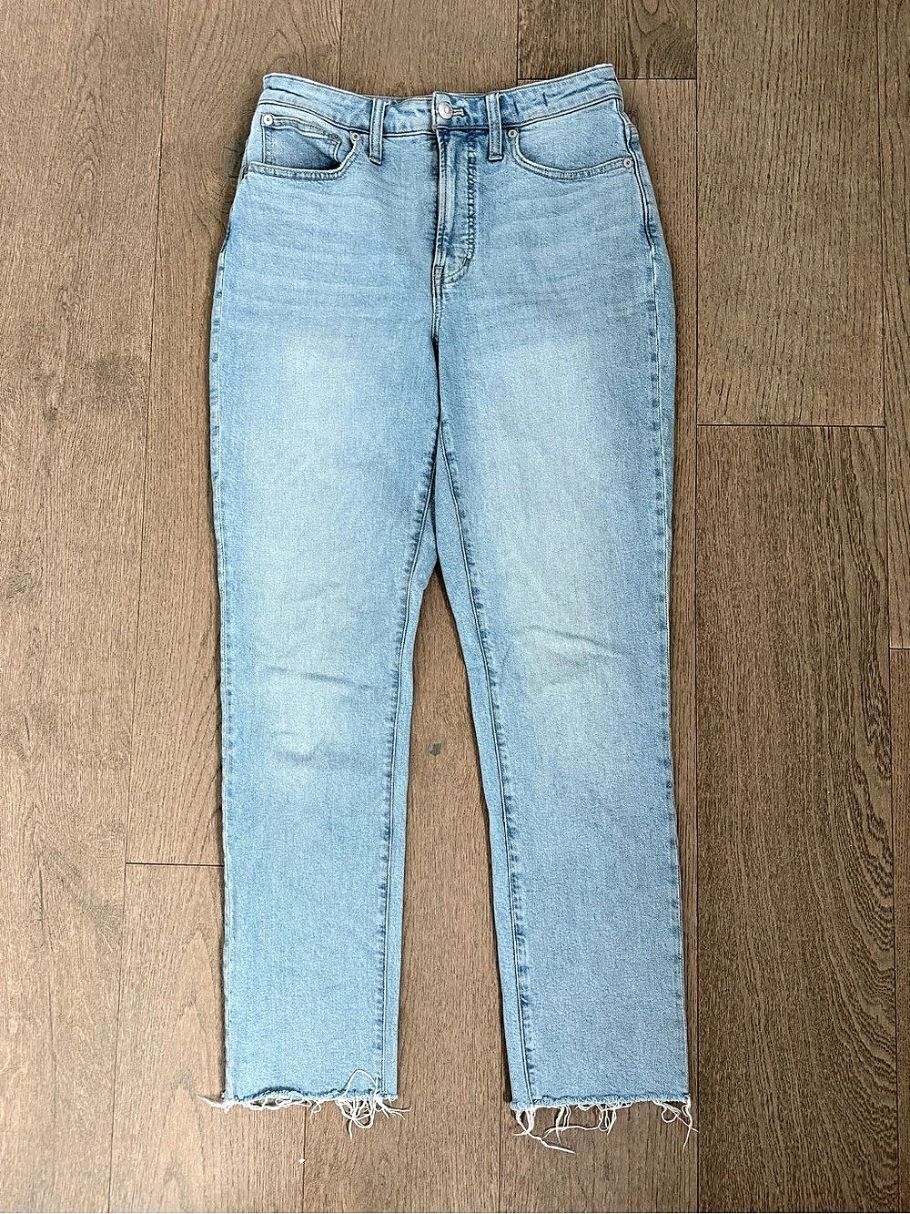 Madewell Curvy Perfect Vintage Light Wash Jeans 27 Tall